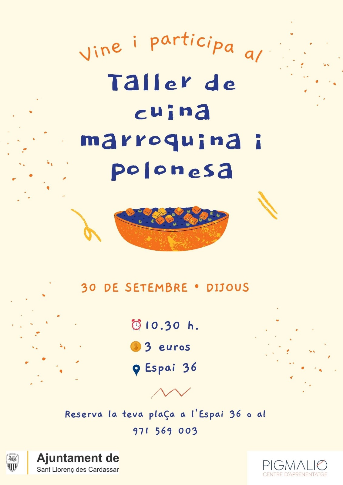 Taller de cuina marroquina i polonesa